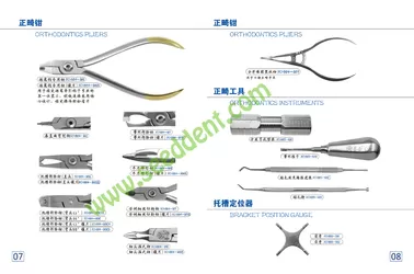 China Orthodontics Pliers / Orthodontics Instruments / Bracket Position Gauge supplier