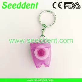 China 10 / 15M Length Dental Floss Key Chain supplier