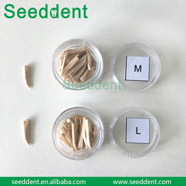 China Dental Disposable Material Fixing / Dental Wooden Wedges supplier