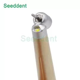 China Four Holes Water Spray Clean Head System Dental 45 degree LED Handpiece / Push Button 45 degree High speed Hand piece supplier