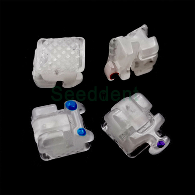 China Self-Ligating MBT/ROTH Full Ceramic Bracket 022 345WH / Orthodontic ceramic self-ligating brackets supplier