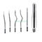Dental stainless steel pneumatic luxating elevators / Surgery instrument air turbine luxating elevators with 7pcs head supplier