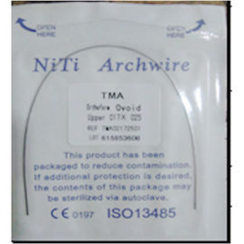 China TMA NITI Rectangular Wire Ovoid Form 1pcs/bag SE-O029 supplier