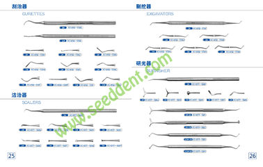 China Curettes / Scalers / Excavators / Burnisher supplier