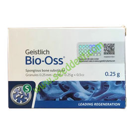China Geistlich Bio-Oss Spongious bone substitute Granules 0.25mm - 1mm / 0.25g ≈ 0.5cc supplier