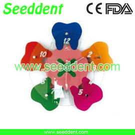 China Colorful tooth shape clock VII supplier