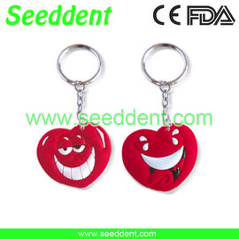 China Heart shape key chain with teeth or without teeh supplier