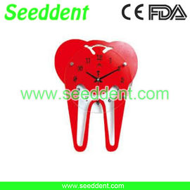China Colorful tooth shape clock VI supplier