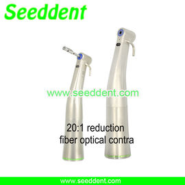 China Dental Fiber Optical Low Speed 20:1 Redcution Contra Angle SE-H098 supplier