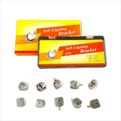 China High quality dental products metal ball shape 022 self-ligating dental orthodontics bracket Roth/MBT 3WH /345WH supplier