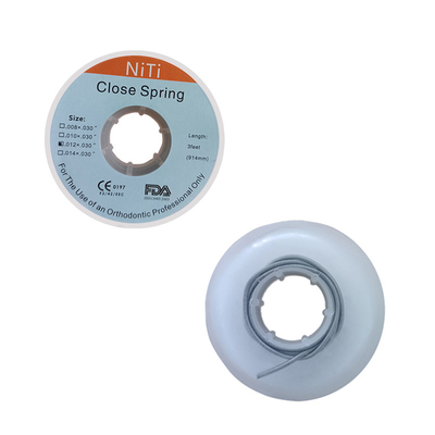 China Teeth Care Dental Consumables Orthodontics Equipments Orthodontic Products NITI Closed Spring in Spool/Close Coil supplier