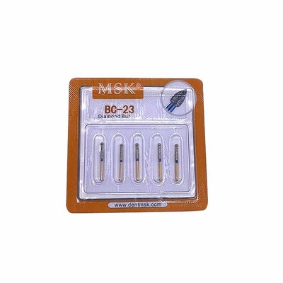 China Dentistry Clinic Dental Implant System Dental products Golden Diamond Burs 5pcs/Pack Similar to Endoscopic Burs supplier