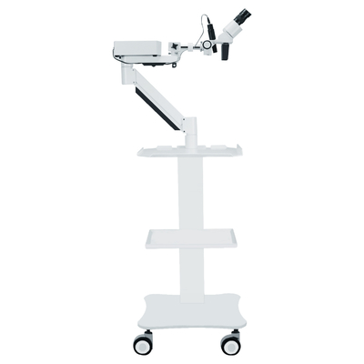 China 5X-20X LED Surgical Operating And Dental Endodontic Microscope Short Arm Cart Type supplier