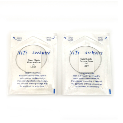 China Dental Super Elastic Reverse Curve Round Wire / Orthodontic Wire supplier