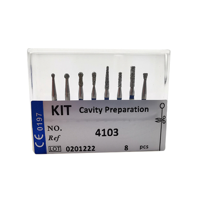 China Dental burs kit Cavity Preparation, Restoratives / dental burs 4103 kit / dental FG burs supplier