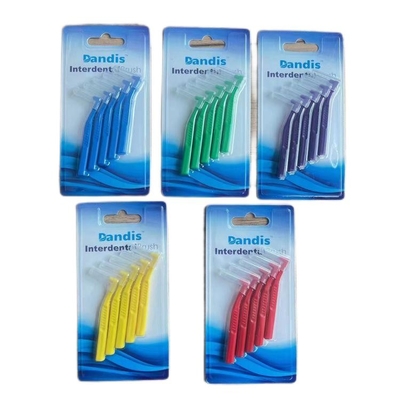 China Dental Orthodontics Interdental brush 5pcs/pack supplier