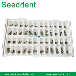 China Dental Kids Stainless Steel Primary Molar Crown 96pcs / Kit supplier