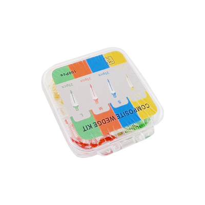 China 25pcs*4sizes Dental Disposable Teeth Diastema Wedges Dental Filling Tool Composite Wedge Kit supplier