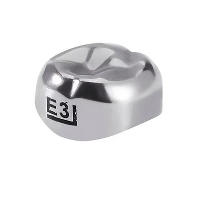 China 48PCS/Box Dental Kid Crowns Preformed Crown Orthodontic Material Therapy Tools Kids Stainless Steel 316 Primary Molar Crown supplier