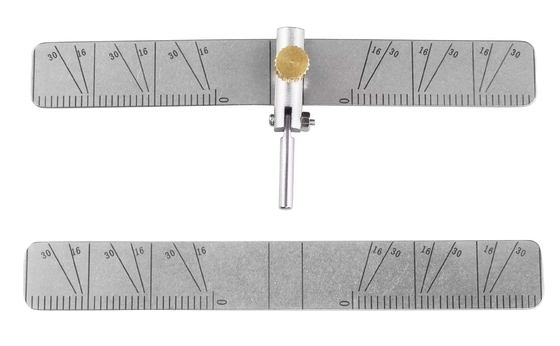China Autoclavable Steel Dental Implant Ruler Dentistry Lab Planting Measuring Tools Implant Locating Guide supplier
