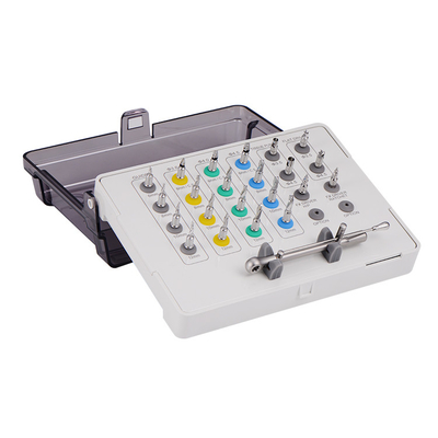 China Dental Surgical Instruments Laboratory Dental Implant Guide Tool Box Compatible with Dentium Dental Surgery Implant Tool Set supplier