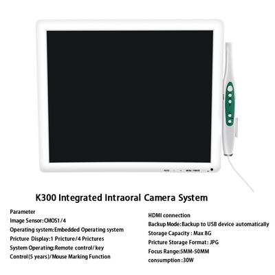 China Professional Laboratory Tools and Equipment Endoscope Intraoral Dental Unit Integrated Intraoral Camera System with Holder supplier