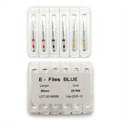 China Dental Blue NITI Heat Activation Rotary Reciprocating Files / RECIPROC Dental Files supplier