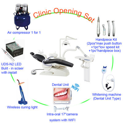 China Economic Dental Dentist Treatment Chair Dental Chair Best Quality Luxury Portable Sillon Dental Unit Hot Sale Dental Chair Set supplier