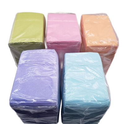 China Dental Colorful Dental Bibs for Orthodontic 500 Pcs/carton supplier