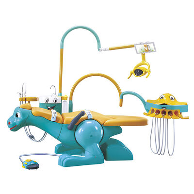 China High Quality Hospital Clinic Cartoon Dinosaur Children Dental Chair Unit Price supplier