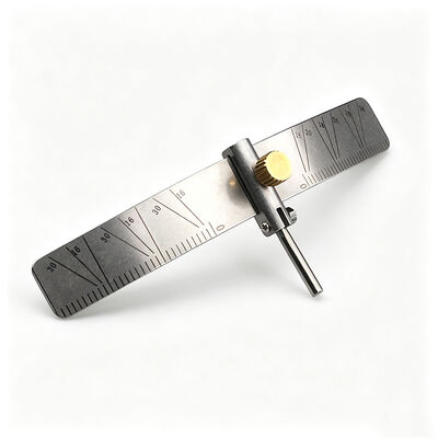 China Autoclavable Steel Dental Implant Ruler Dentistry Lab Planting Measuring Tools Implant Locating Guide supplier