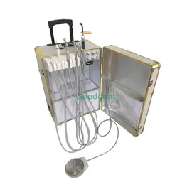 China Golden Portable Dental Unit with Air Compressor &amp; Saliva Ejector / Dental Equipment SE-Q040 supplier