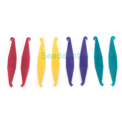 China Orthodontic Dental Plastic Elastic Rubber Band Pull Hook Opener 50pcs/bag SE-O137 supplier