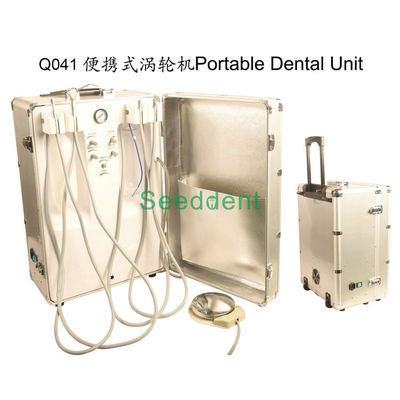 China Portable Dental Unit with 600ML Clean Water Bottle / Mobile Dental Unit with Air Compressor SE-Q041 supplier