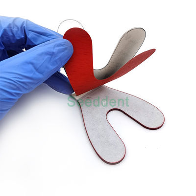 China SE-B026 Dental Clinic Uesd Articulating Paper (Horse Shoe type) Blue &amp; Red Paper supplier