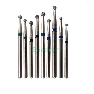 China Dental Diamond Bur Kit Round Ball Shape Assorted in FG / RA SE-BR1901-BR1902-BR1903 supplier