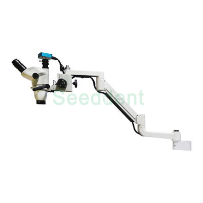 China 2.5X - 25X Clip Type LED Dental Microscope with Built-out Camera / Binocular Dental Operating Microscope SE-XW012 supplier