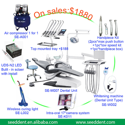 China CE Certified High Quality Foshan Dental Unit Set 10 Colors Available / Odontologic chair supplier