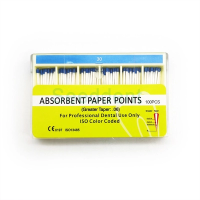 China Dental PP 02 04 06 taper Absorbent Paper Point supplier