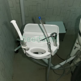 New 3 memory position and import water air tube Dental Unit with air compressor, scaler,curing light SE-M037 set