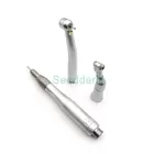Dental Low Speed Handpiece Kit / Dental LED Handpiece High Speed with Contra Angle & Straight Handpiece & Micro Motor