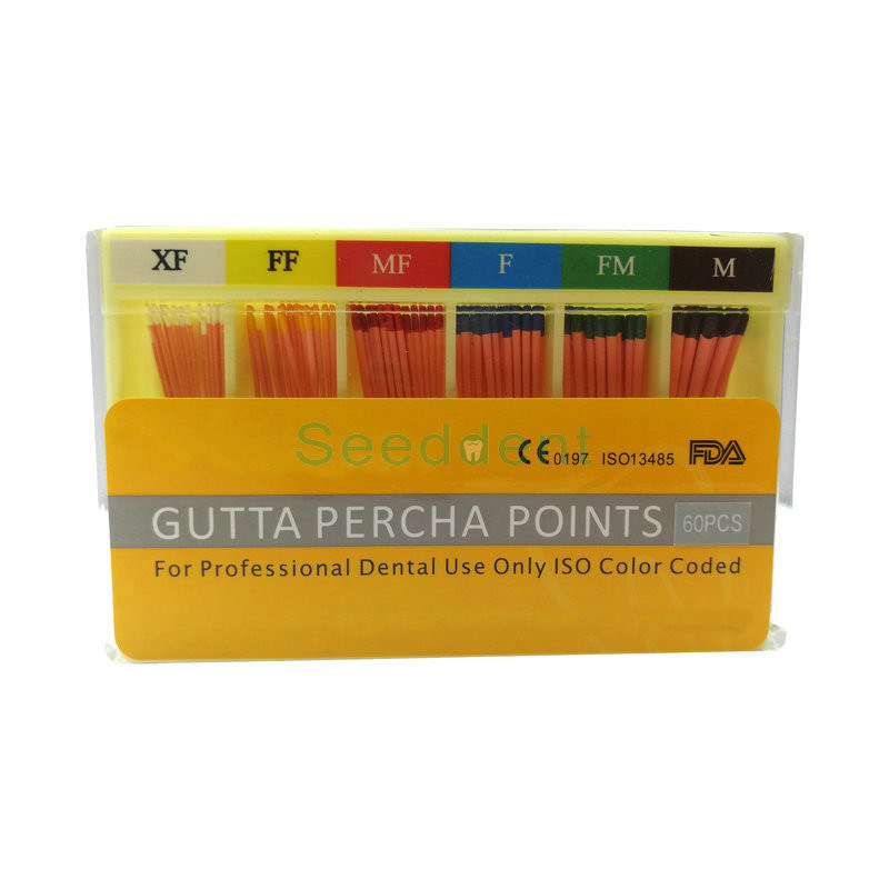 Dental Endo Accessory Type Gutta Percha Point 60 points XF FF MF F FM M SEG048
