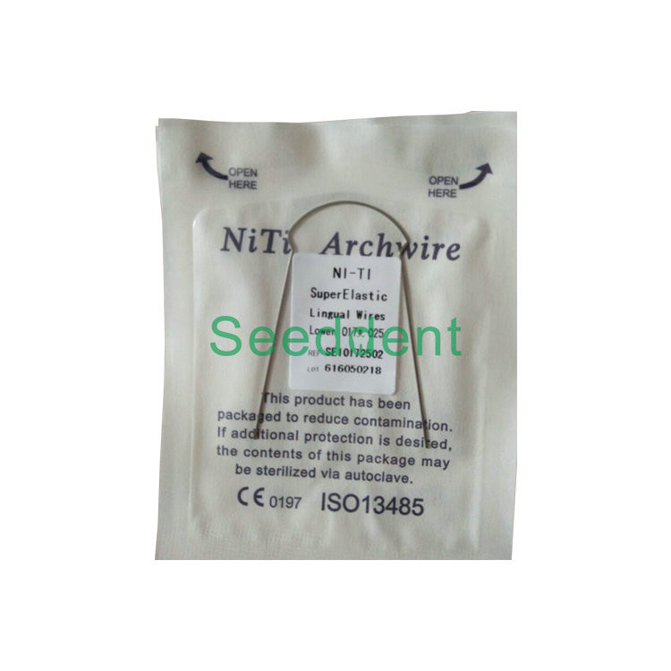 Dental Arch Wire Orthodontic for Lingual Bracket / Orthodontic