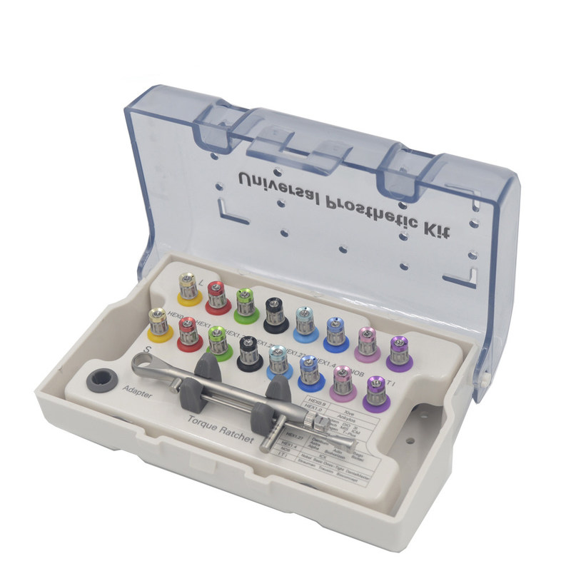 Universal Manual Dental Implant Restoration Screw Drivers and Torque