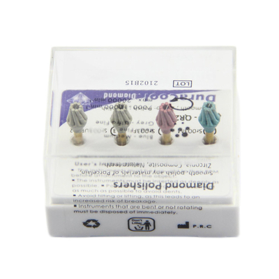 QR2104 Dental RA Diamond Polishers Kit for Composite Polish Diamond Rubber Polishers Kit supplier