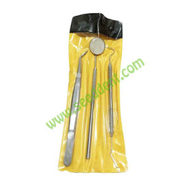 Instrument 3pcs set (tweezers/mouth mirror/probe) supplier