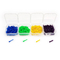 Dental Plastic Wedges with hole single packing 4 colors S blue M green L yellow XL pruple 100pcs/box supplier