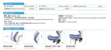 Dental Deluxe Nurse Chair / Dental Stool supplier