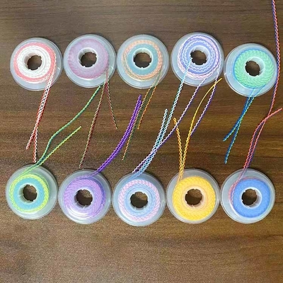Dental Orthodontics Materials 15 Feet Strong Power Dental Long-lasting Orthodontic Elastic Double Colors Power Chain supplier