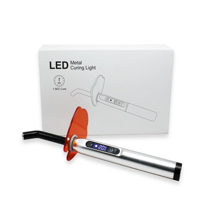 Clinic Dentist Dedicated Dental Materials Products Light Cure New Mode Adjustable Power Metal LED 1 SEC Curing Light supplier